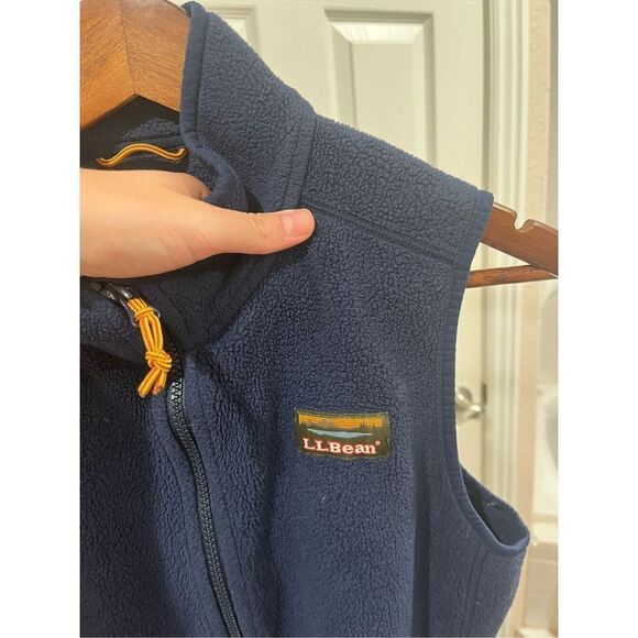 Mens L.L. Bean Fleece Vest Size Small - Picture 3 of 3